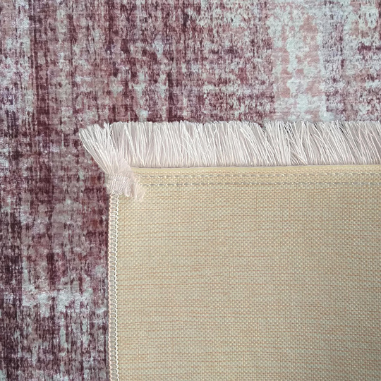 Antypoślizgowy dywan nowoczesny do kuchni - Universal 02 - do prania w pralce - lila