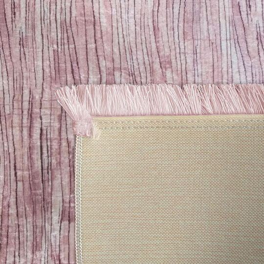 Antypoślizgowy dywan nowoczesny do kuchni - Universal 03 - do prania w pralce - pudrowy