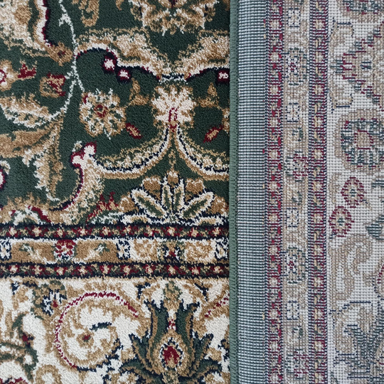 Dywan ekskluzywny zielony Kashmir New 02