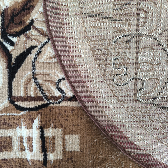 Dywan klasyczny owalny BCF Anto 11 - brązowy