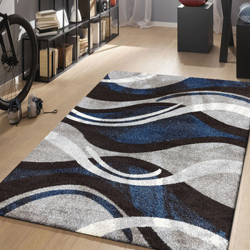 Dywan nowoczesny KOLORADO 01 szaro- granatowy