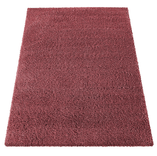 Dywan nowoczesny mięciutki Santo - typu Shaggy - ceglany