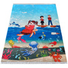 Dziecięcy dywan antypoślizgowy do prania-  Kids Play 07- Podwodny świat