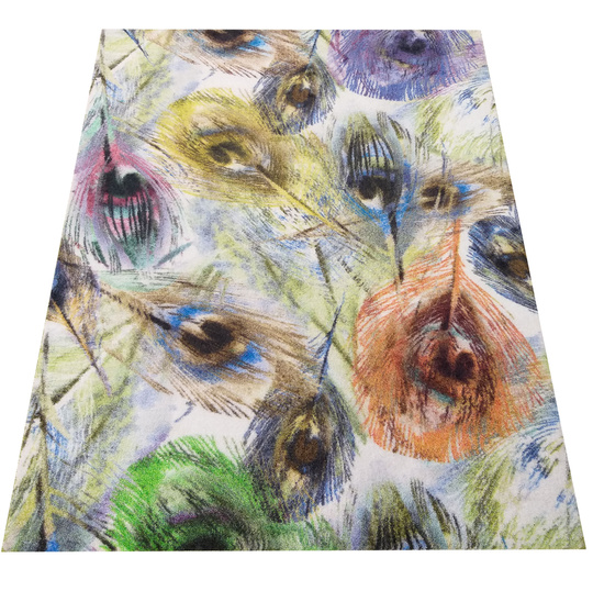 Dywan nowoczesny Argentum 03 wielokolorowy - pawie piórka