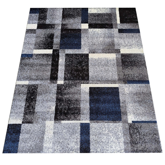 Dywan nowoczesny KOLORADO 09 szaro -granatowy