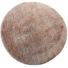 Dywan okrągły Kayoom - typu Shaggy nowoczesny, mięciutki - karmel