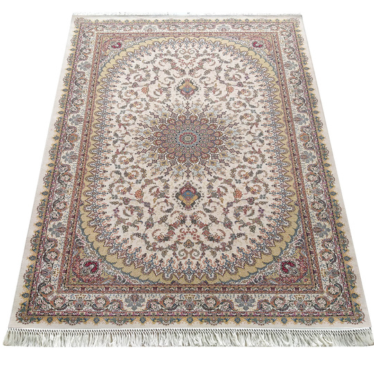 Kunsztowny dywan turecki- PERS- 02- kremowy