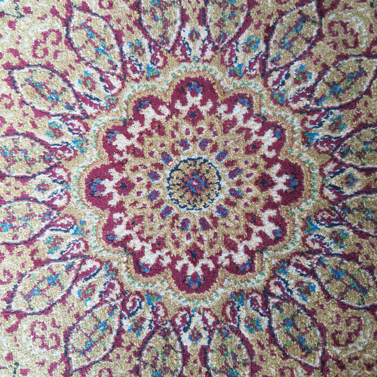 Wytworny dywan Qum Silk 01- granatowy