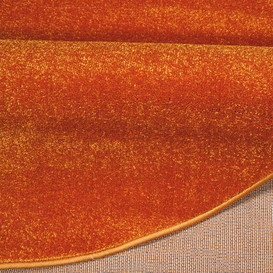 Dywan Premium koło jednolity pomarańczowy