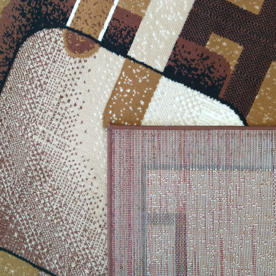 Chodnik BCF Anto 16 - brązowy - szerokość od 60 cm do 150 cm