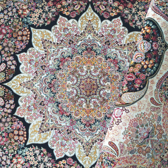 Kunsztowny dywan turecki- PERS- 10- czarny