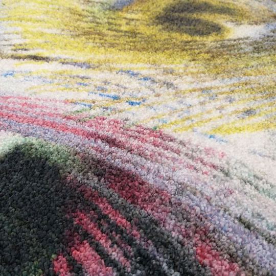 Dywan nowoczesny Argentum 03 wielokolorowy - pawie piórka