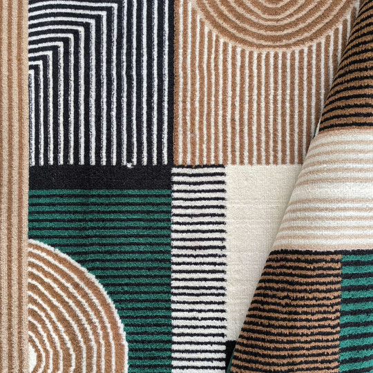 Chodnik BCF Anto 18 - zielony - szerokość od 60 cm do 120 cm