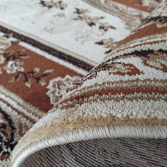 Dywan ekskluzywny brązowy Kashmir New 04 owalny