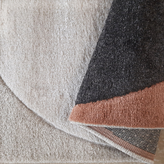 Dywan nowoczesny mięciutki Ladon 01 - koło