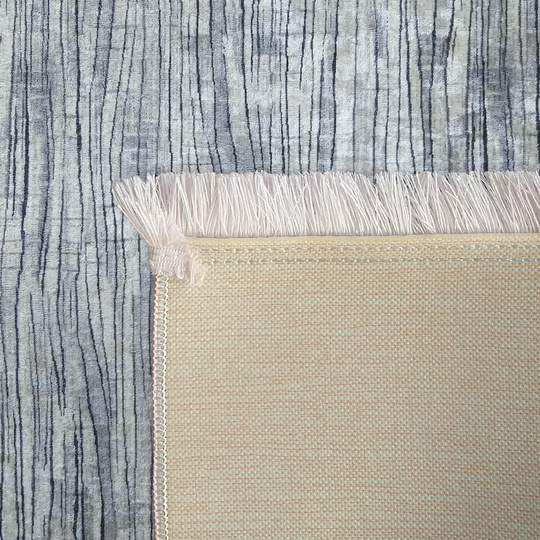 Antypoślizgowy dywan nowoczesny do kuchni - Universal 03 - do prania w pralce - szary