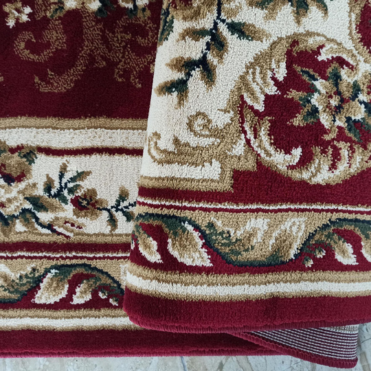 Chodnik Kashmir New 04 - czerwony - szerokość od 60 cm do 120 cm