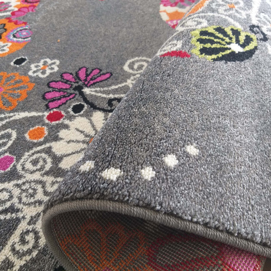 Dywan dla dzieci Diamond 114 Motyle - Szary