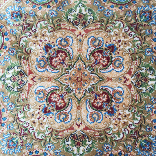 Wytworny dywan Qum Silk 03- kremowy