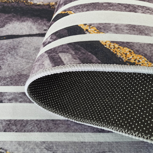 Wycieraczka dywanowa, wewnętrzna, antypoślizgowa Heos New 118 - ciemny szary- 60x100 cm