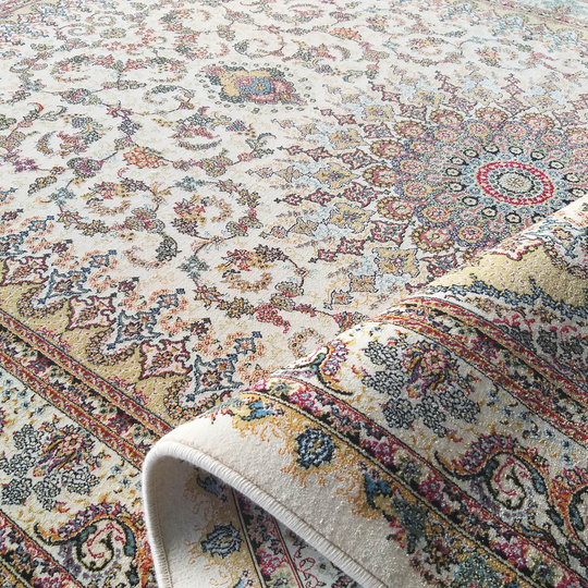 Kunsztowny dywan turecki- PERS- 02- kremowy