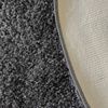 Dywan okrągły Kayoom Soft - typu Shaggy nowoczesny, mięciutki - opal grey
