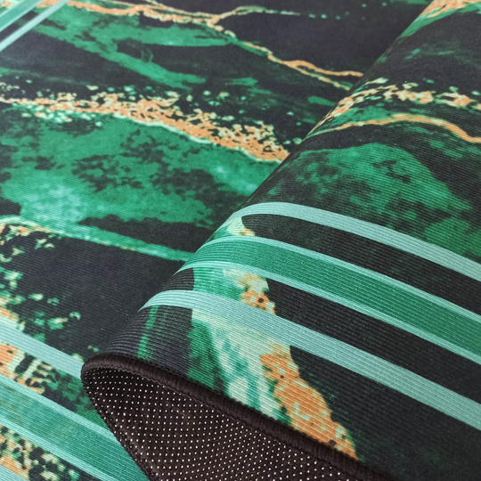 Wycieraczka dywanowa, wewnętrzna, antypoślizgowa Heos New 118 - zielony- 60x100 cm