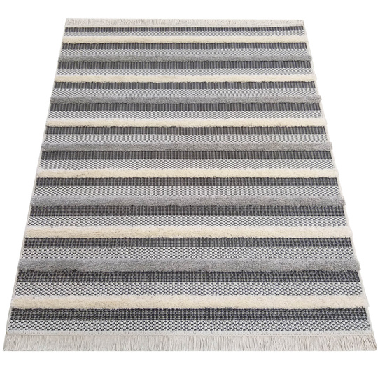 Nowoczesny dywan sznurkowy OUTDOOR- MATRIX 03- Szary