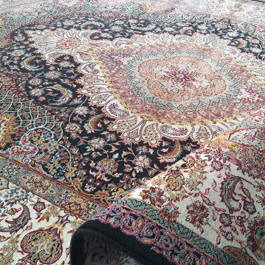 Kunsztowny dywan turecki- PERS- 03- czarny