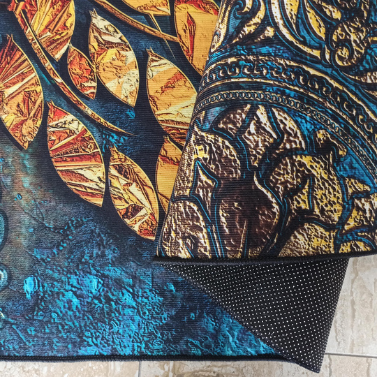 Dywan antypoślizgowy Heos New 125 drzewo szczęścia- bez frędzli