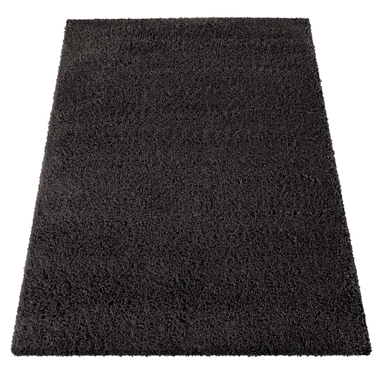 Dywan nowoczesny mięciutki Santo - typu Shaggy - antracytowy
