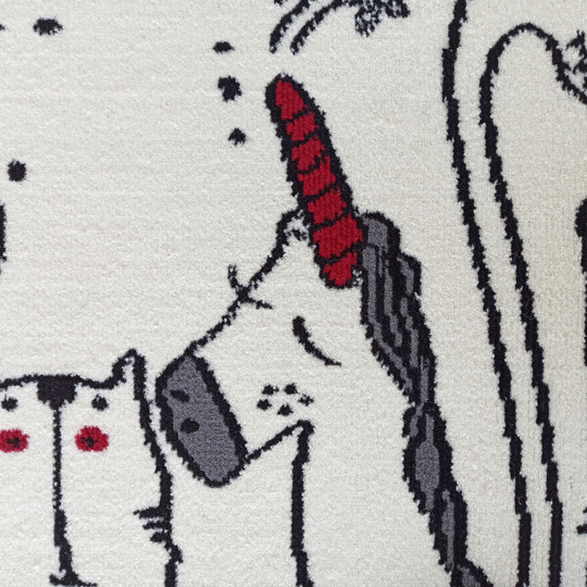 Dywan dziecięcy Selma 09 - kremowy - jednorożec