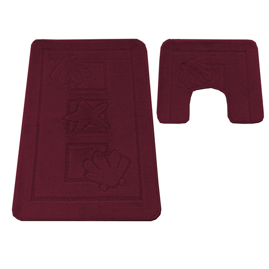 Komplet łazienkowy z wycięciem pod toaletę Montenegro Muszle - auber