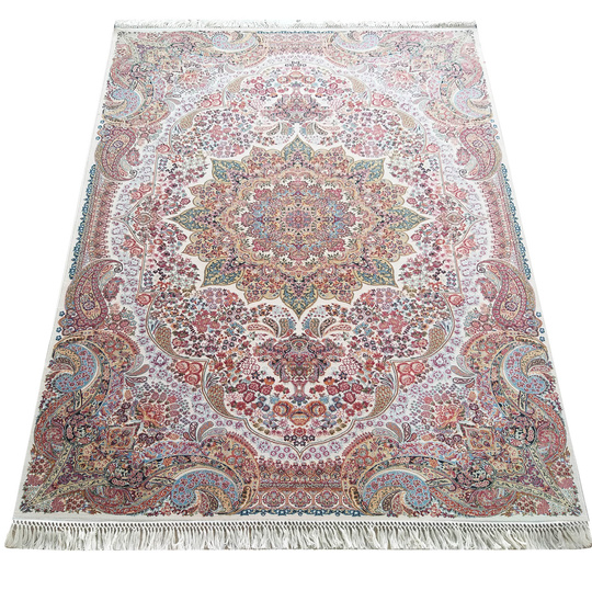 Kunsztowny dywan turecki- PERS- 10- kremowy