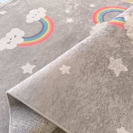 Dziecięcy dywan antypoślizgowy do prania- Kids Play 142 tęcza