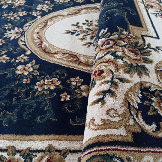 Dywan ekskluzywny niebieski Kashmir New 04