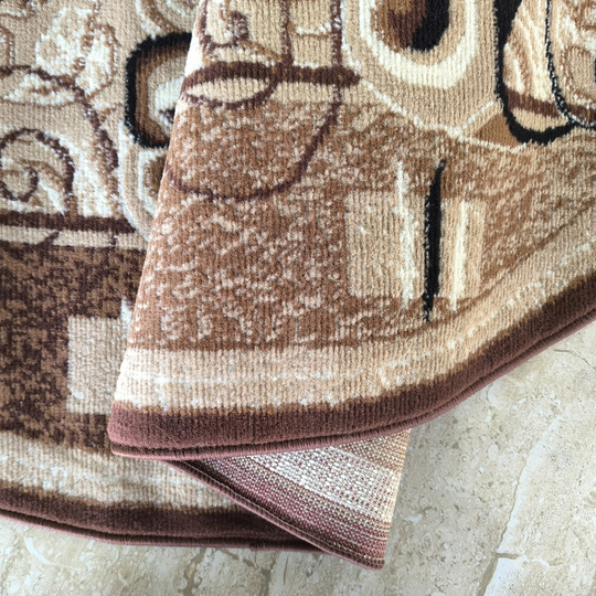 Dywan klasyczny owalny BCF Anto 11 - brązowy