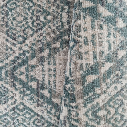 Dywan BCF- nowoczesny ROXANNE 02- miętowo- beżowy