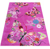 Dywan dla dzieci Diamond 114 Motyle - Różowy