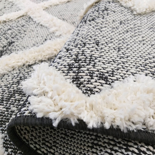 Nowoczesny dywan sznurkowy OUTDOOR- MATRIX 02- Szary