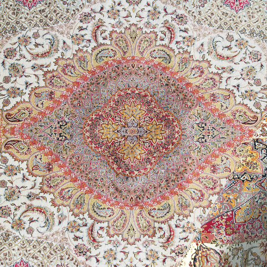 Kunsztowny dywan turecki- PERS- 03- kremowy