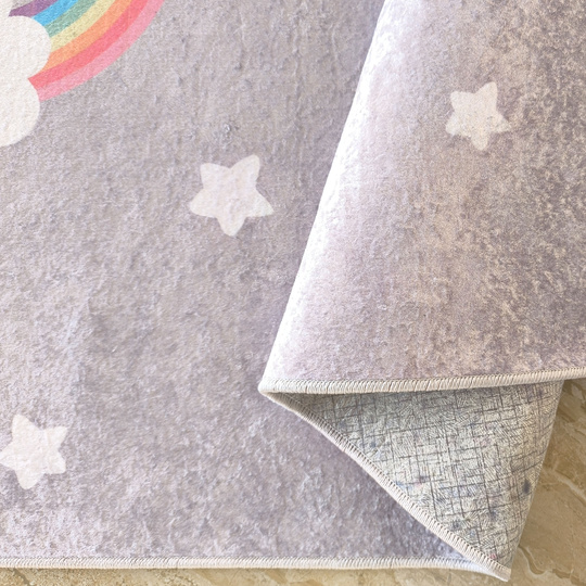 Dziecięcy dywan antypoślizgowy do prania- Kids Play 142 tęcza