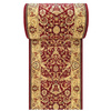 Chodnik Kashmir 02 - czerwony - szerokość od 60 cm do 120 cm