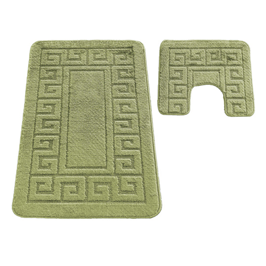 Komplet łazienkowy z wycięciem pod toaletę Montenegro GRECKI - Green