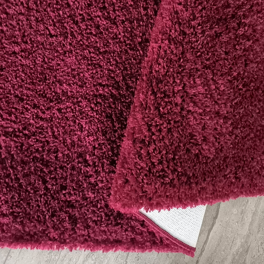 Dywan Kayoom Soft - typu Shaggy nowoczesny, mięciutki -ciemny czerwony
