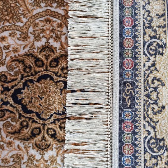 Wytworny dywan Qum Silk 02- granatowy