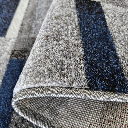 Dywan nowoczesny KOLORADO 09 szaro -granatowy