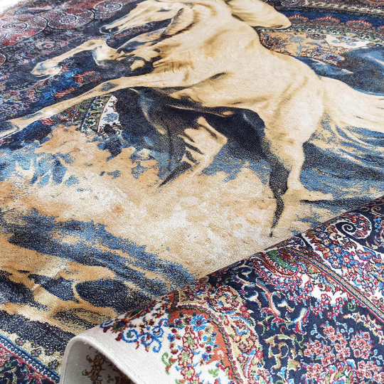 Wytworny dywan Qum Silk 04- rumak