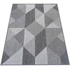 Nowoczesny dywan sznurkowy OUTDOOR dwustronny MODERN 16 Szary