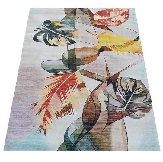 Dywan antypoślizgowy Heos New 124- liście- bez frędzli